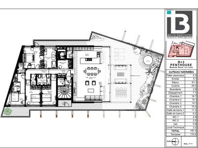 Appartement - 197 m² - 5 pièces