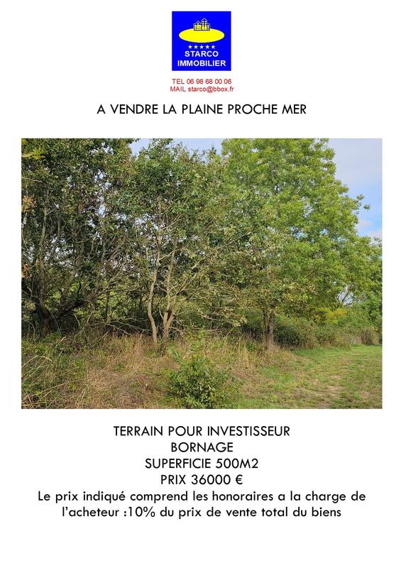 Terrain - 500 m²