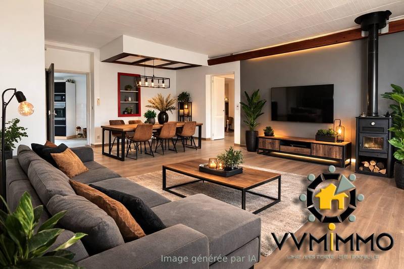 Maison - 96 m² - 3 pièces