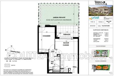 Appartement - 41 m² - 2 pièces