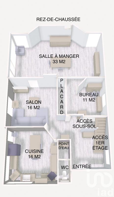 Maison - 168 m² - 7 pièces