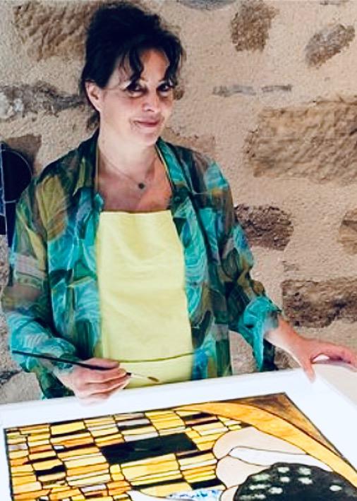 Présentation et démonstration de différentes techniques de réalisation de vitraux-Châteaux en fête