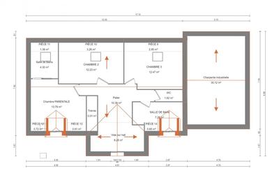 Maison - 180 m² - 1 pièce