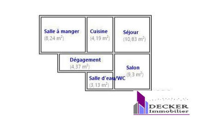 Maison - 57 m² - 4 pièces