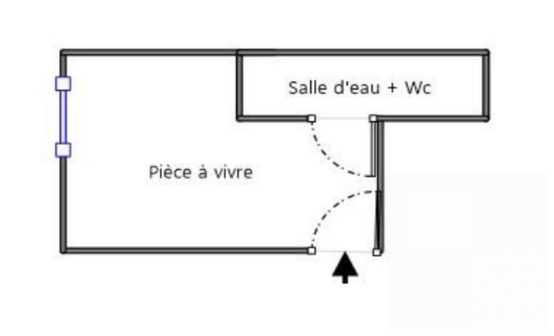 Appartement - 30 m² - 2 pièces