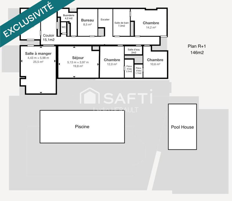 Maison - 266 m² - 10 pièces