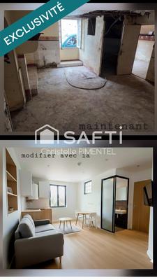 Appartement - 23 m² - 1 pièce