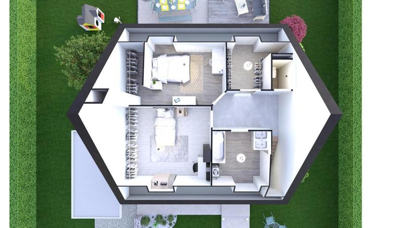 Pavillon - 100 m² - 5 pièces