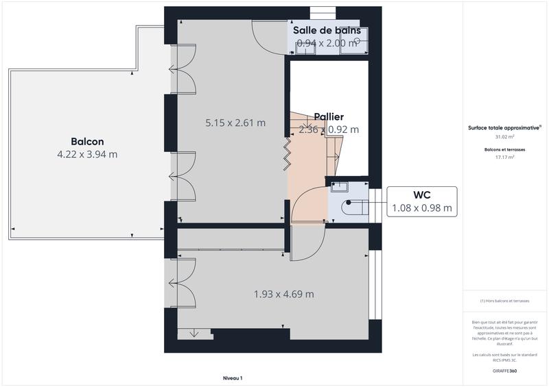 Maison - 123 m² - 6 pièces