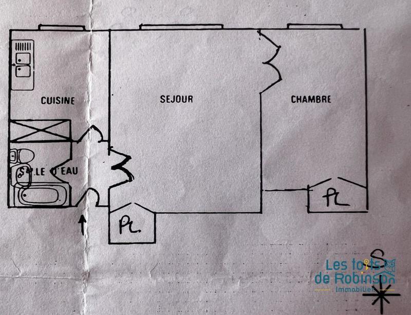 Appartement - 47 m² - 2 pièces
