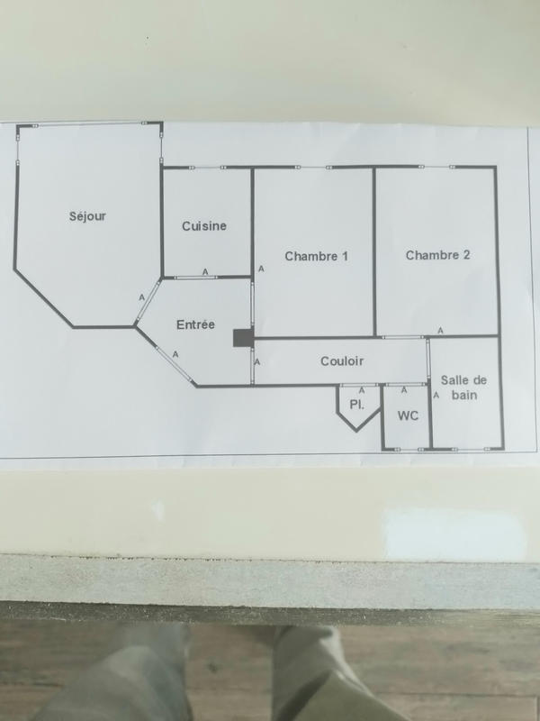 Appartement - 57 m² - 3 pièces