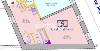 Appartement - 35 m² - 1 pièce