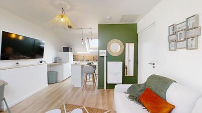 Studio - 18 m² - 2 pièces