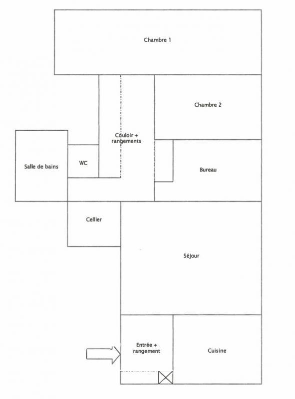 Appartement - 82 m² - 3 pièces