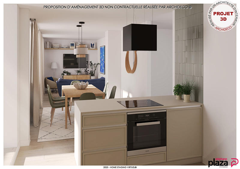 Appartement - 70 m² - 3 pièces