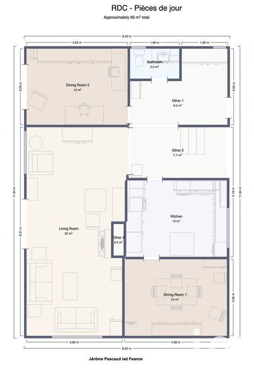 Maison - 180 m² - 7 pièces