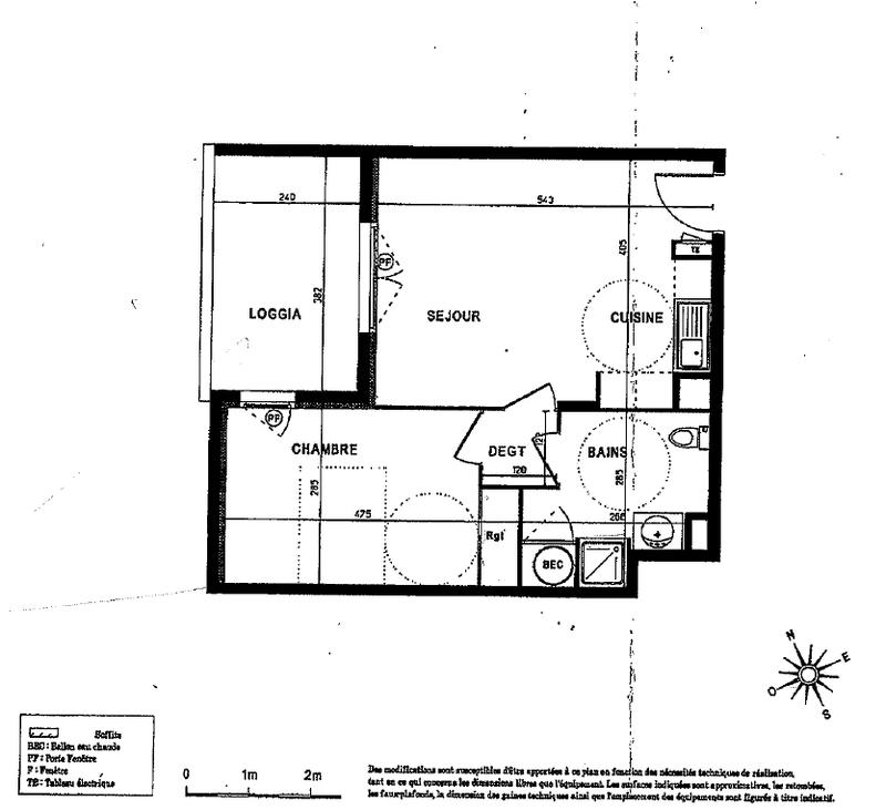 Appartement - 42 m² - 2 pièces