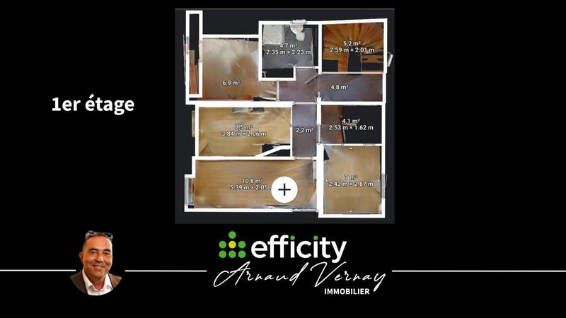 Maison - 186 m² - 9 pièces