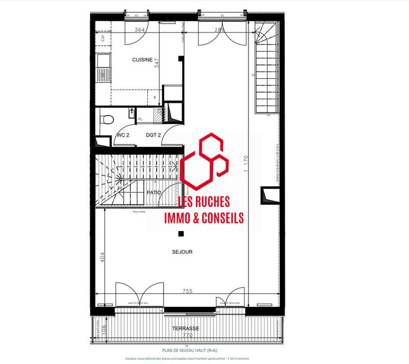 Duplex - 147 m² - 5 pièces