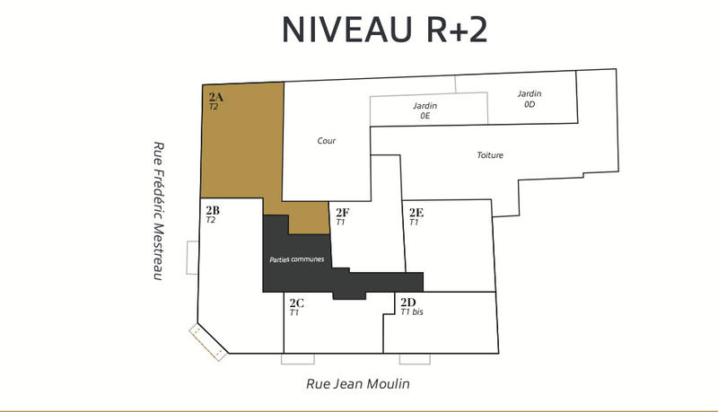 Appartement - 49 m² - 2 pièces