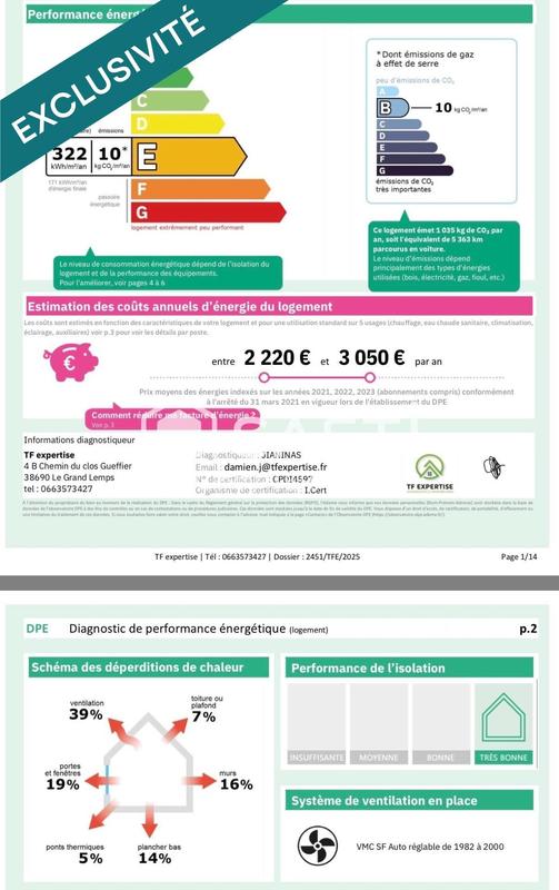 Maison - 100 m² - 4 pièces