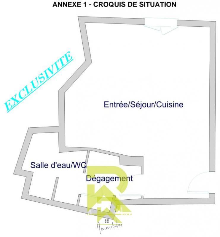 Studio - 31 m² - 1 pièce