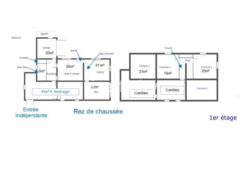 Maison - 153 m² - 5 pièces