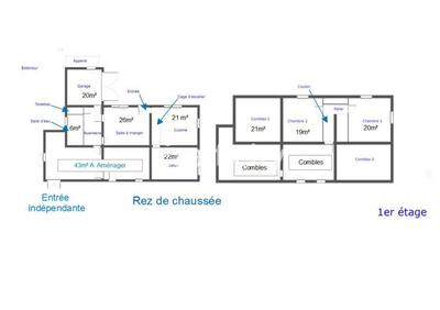 Maison - 153 m² - 5 pièces