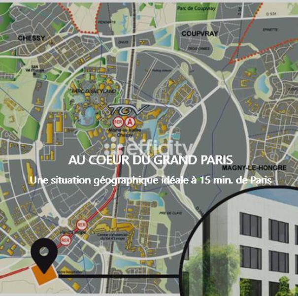 Bureau - 35 m² - 1 pièce