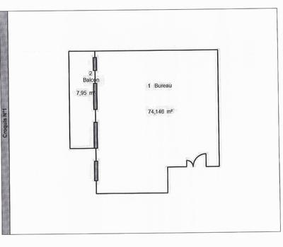 Bureau - 74 m²