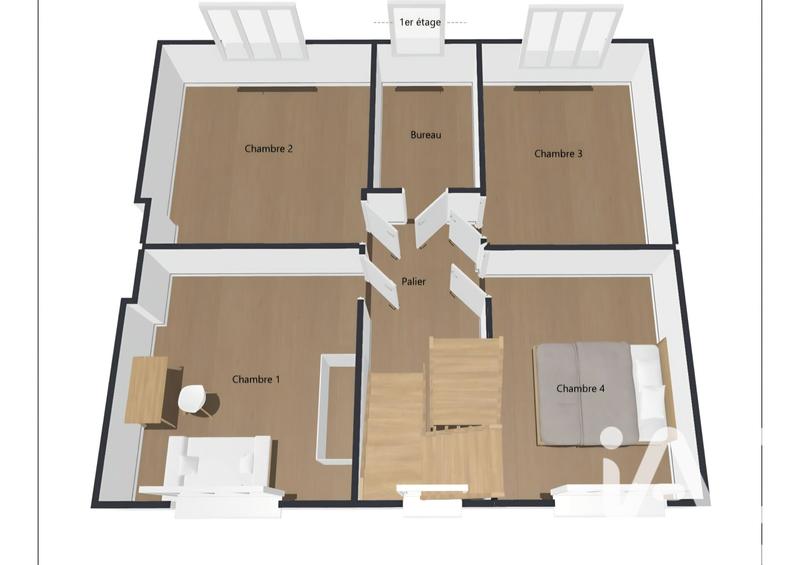 Maison - 103 m² - 5 pièces