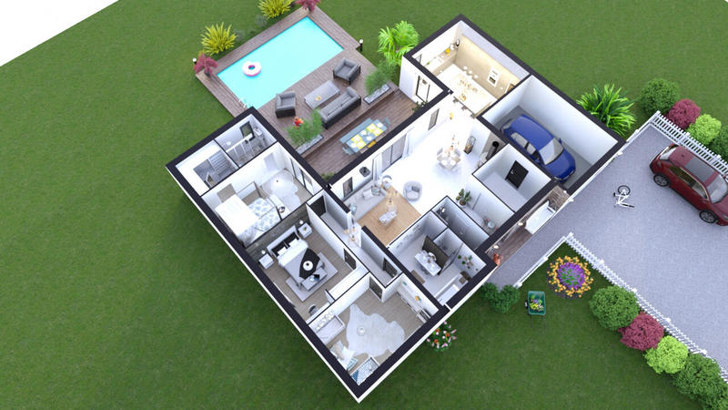 Maison - 118 m² - 5 pièces