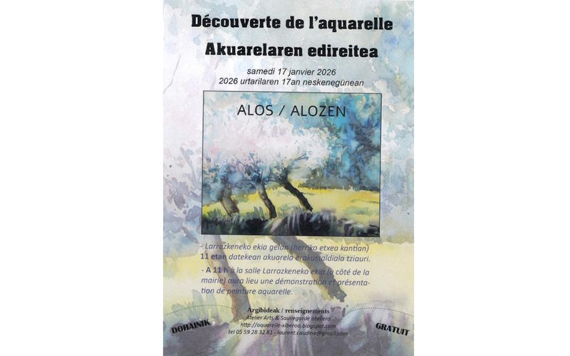 Découverte de l'aquarelle