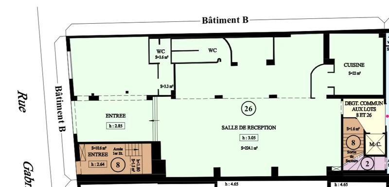 Local commercial - 255 m² - 4 pièces