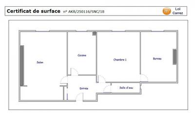 Appartement - 51 m² - 3 pièces