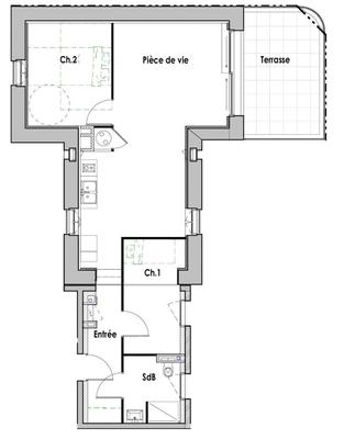 Appartement - 78 m² - 4 pièces