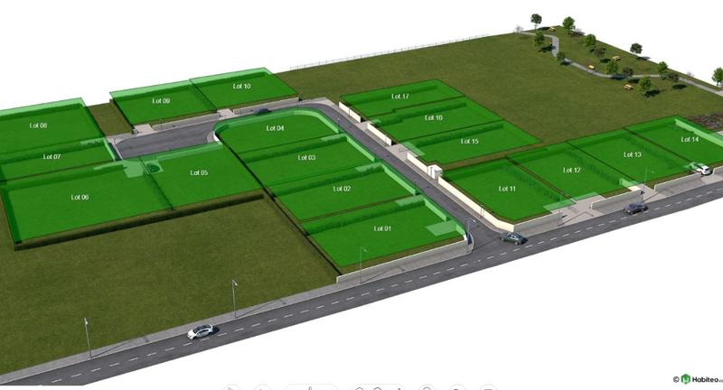 Terrain constructible - 510 m²