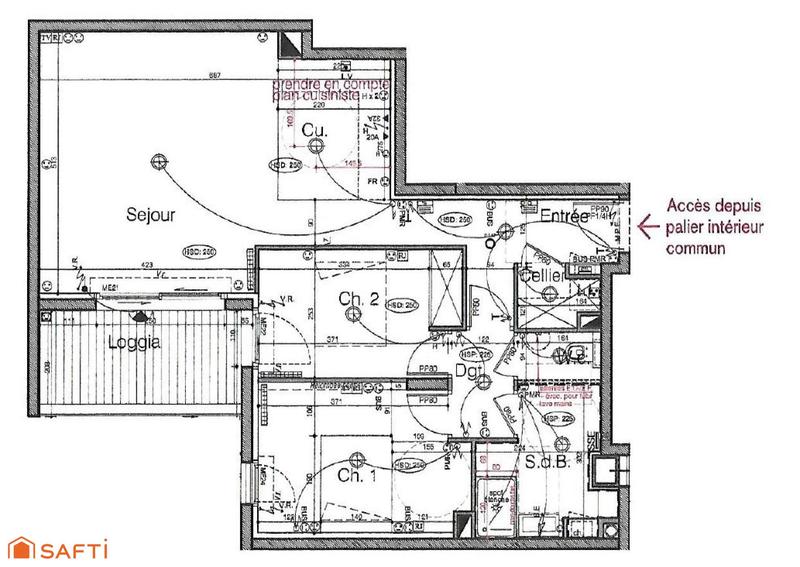 Appartement - 71 m² - 3 pièces