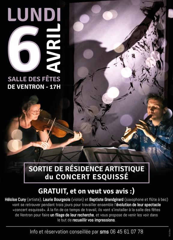 Sortie de résidence artistique - Concert esquissé