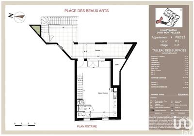 Appartement - 93 m² - 4 pièces