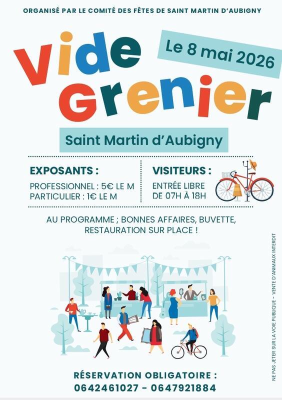 Vide grenier st martin d'aubigny