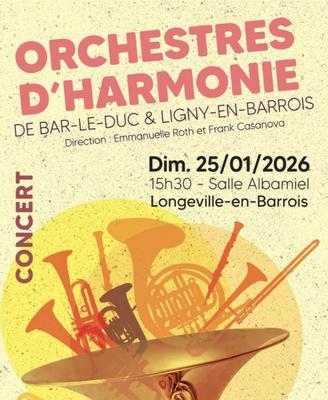 Concert des harmonies de Ligny-en-Barrois et Bar-le-Duc