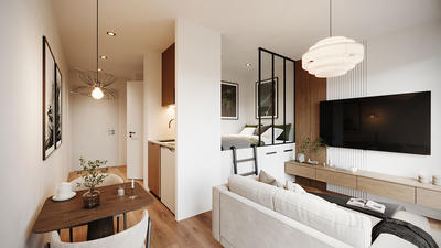 Appartement - 22 à 65 m² - 1 à 3 pièces