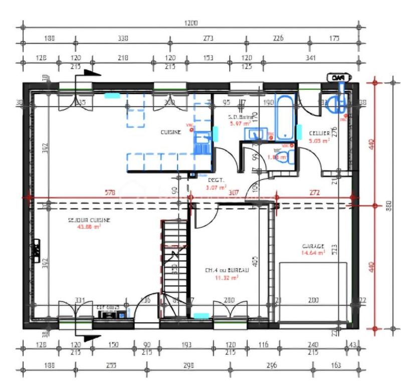 Maison traditionnelle - 130 m² - 6 pièces