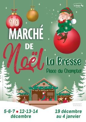 Marché de noël à la Bresse