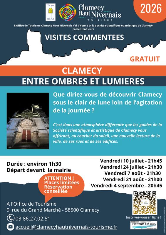 Visites commentées : Clamecy - Entre ombres et lumières
