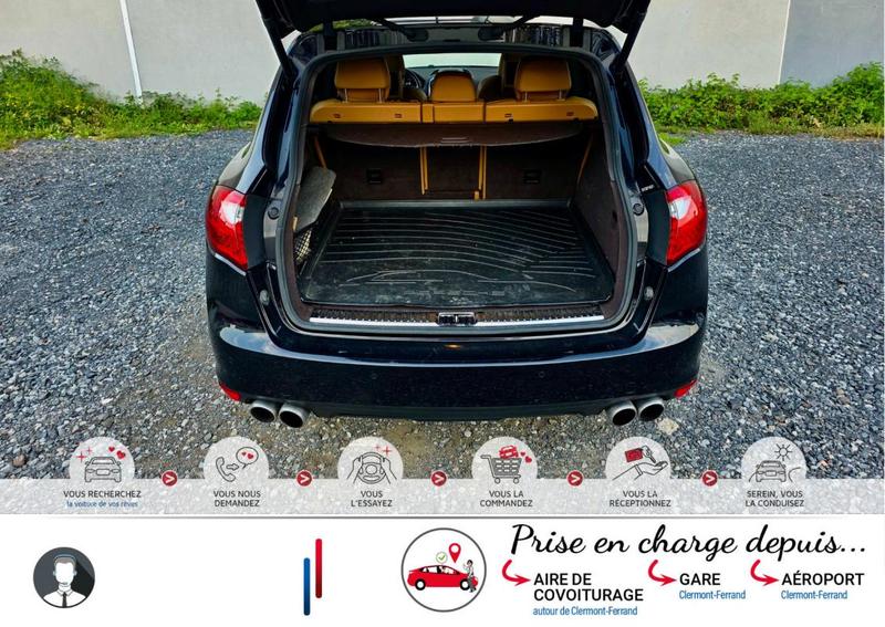 Porsche Cayenne s 4.8 V8 Tiptronic 400 cv Boîte auto / Toit Ouvrant Panoramique Audio Bose Echappement sport à clapets Suspensions pilotées Sièges chauffants Coffre électrique Historique d'entretien complet Ct Ok Dernière révision entretiens