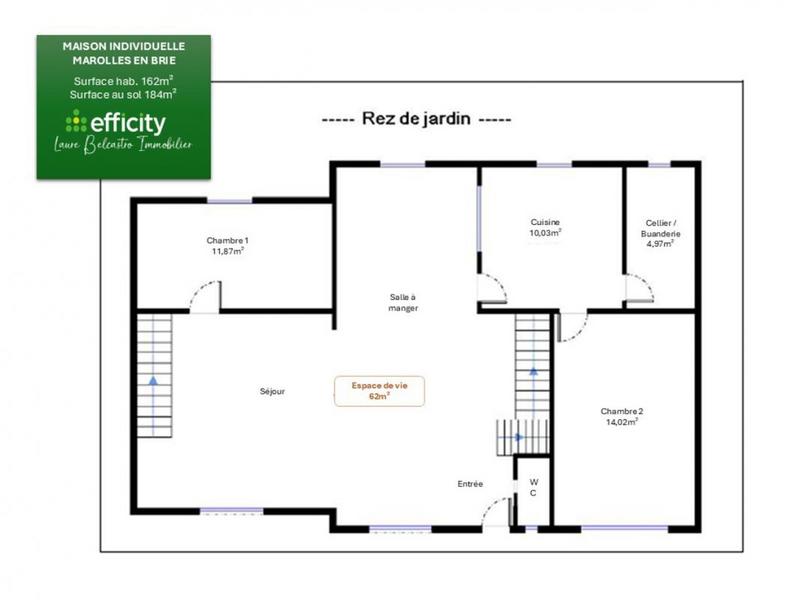 Pavillon - 184 m² - 8 pièces