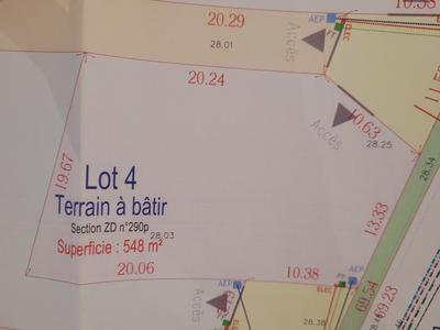 Terrain - 548 m²