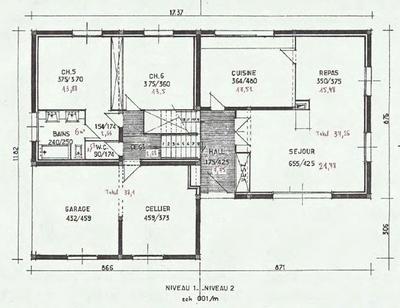 Maison traditionnelle - 186 m² - 7 pièces